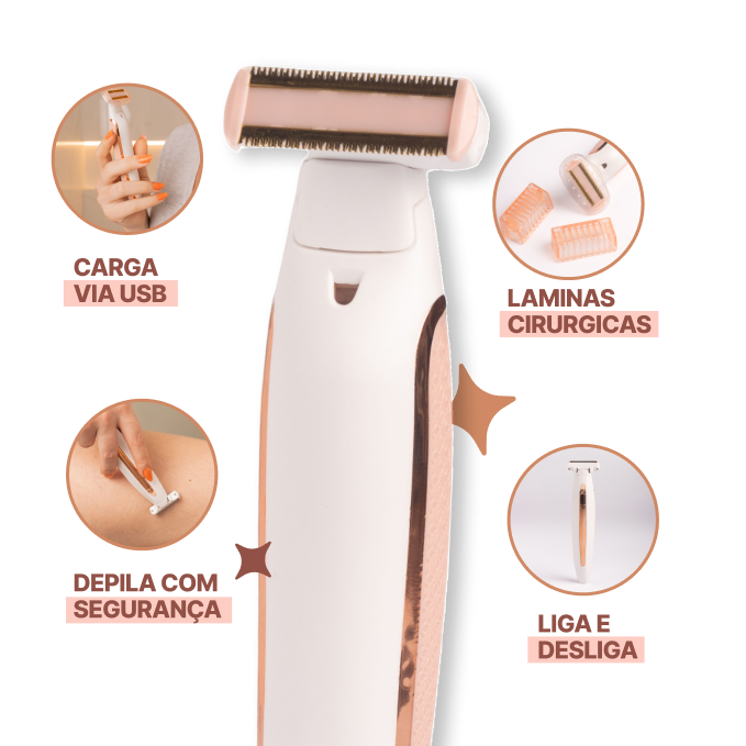 1 Depilador Elétrico Anti Foliculite